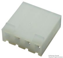 MOLEX 09-50-3041 连接器外壳, 自然色, KK系列, 插座, 4 路, 3.96 mm, Molex KK 396 系列 2478、2578 母压接端子