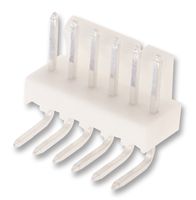 MOLEX 22-05-3061 Pin Header, Wire-to-Board, 2.54 mm, 1 Rows, 6 Contacts, Through Hole Right Angle