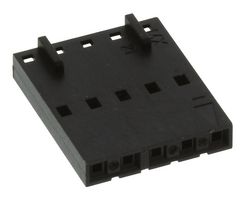 MOLEX 50-57-9305 Connector Housing, Black, SL 70066 Series, Receptacle, 5 Ways, 2.54 mm