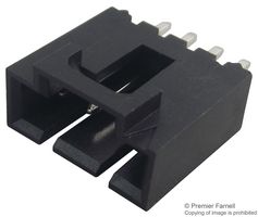 MOLEX 70543-0250 引脚针座, 线至板, 2.54 mm, 1 排, 4 触点, 通孔安装, SL 70543