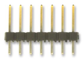 MOLEX 90120-0767 引脚针座, 线至板, 2.54 mm, 1 排, 7 触点, 通孔直型, C-Grid III 90120 Series