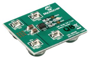 MICROCHIP MCP73113EV-1SOVP 评估板, MCP73113 OVP单单元锂离子电池充电器, 6.5V过压保护
