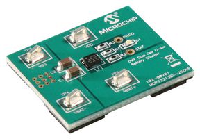 MICROCHIP MCP73213EV-2SOVP Evaluation Board, MCP73113 OVP Single Cell Li-Ion Battery Charger, 13V In Overvoltage Protection