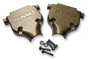TE CONNECTIVITY - AMP 5745173-1 D Sub Backshell, Cable Clamp, AMPLIMITE, DB, 180°, Zinc Alloy Body