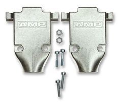 AMP - TE CONNECTIVITY 5745172-3 连接器后壳, D Sub, 电缆夹, AMPLIMITE, DA, 180°, 锌合金主体