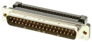 AMP - TE CONNECTIVITY 1658608-1 D-Sub 连接器, DB37, 标准, 插头, Amplimite HDF-20系列, 37 触点, DC, IDC / IDT