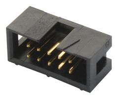 AMP - TE CONNECTIVITY 1761681-3 Pin Header, Wire-to-Board, 2.54 mm, 2 Rows, 10 Contacts, Through Hole Straight, AMP-LATCH
