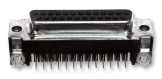 AMP - TE CONNECTIVITY 5747846-3 D Sub Connector, DB25, Standard, Receptacle, AMPLIMITE HD-20, 25 Contacts, DB, Solder