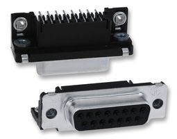 AMP - TE CONNECTIVITY 5747845-3 D-Sub 连接器, DB15, 标准, 插座, AMPLIMITE HD-20, 15 触点, DA, 焊接