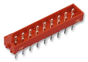 AMP - TE CONNECTIVITY 215464-8 Pin Header, Board-to-Board, 1.27 mm, 2 Rows, 8 Contacts, Through Hole Straight, Micro-MaTch