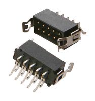 HARWIN M80-6660642 Pin Header, With Latch, Board-to-Board, Wire-to-Board, 2 mm, 2 Rows, 6 Contacts