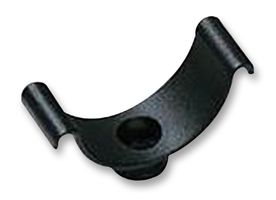 HELLERMANNTYTON 201-10010 C1-PA6HIR-BK Fastener, Cradle Clip Base, Screw Mount Cable Clamp, Nylon 6.6 (Polyamide 6.6), Black, 25 mm