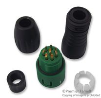 BINDER 99-9125-70-08 Circular Connector, Miniature Circular Connector, 720 Series, Cable Mount Plug, 8 Contacts