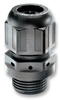 WISKA ESVG25 BLK 电缆压盖, M25 x 1.5, 9 mm, 17 mm, 尼龙 (聚酰胺), 黑色, IP68, IP69K