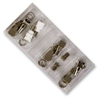 MOLEX 76650-0171 连接器套件, 射频, 同轴, 10件73138-5033, 73131-5013, 73100-0080, 73171-1900, 73101-0040 BNC插座连接器