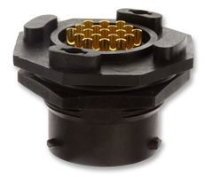 SOURIAU-SUNBANK / EATON UTS714E19S 圆形连接器, Standard Circular Connector, Trim Trio UTS系列, 锁紧螺母插座, 19 触点, 焊接插座, 卡口