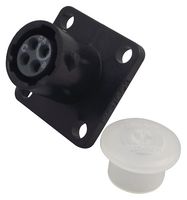 SOURIAU-SUNBANK / EATON UTS08E4S 圆形连接器, Standard Circular Connector, Trim Trio UTS系列, 墙壁安装插座, 4 触点, 焊接插座, 卡口