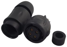 SOURIAU-SUNBANK / EATON UTS6JC124SSCR 圆形连接器, Standard Circular Connector, Trim Trio UTS系列, 直型插头, 4 触点, 螺丝口, 卡口