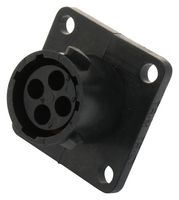 SOURIAU-SUNBANK / EATON UTS0104S 圆形连接器, Standard Circular Connector, Trim Trio UTS系列, 墙壁安装插座, 4 触点, 压接插座-无触芯, 卡口