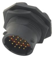 SOURIAU-SUNBANK / EATON UTS714D19P 圆形连接器, Standard Circular Connector, Trim Trio UTS系列, 锁紧螺母插座, 19 触点, PCB引脚, 卡口