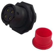SOURIAU-SUNBANK / EATON UTS7124SSCR 圆形连接器, Standard Circular Connector, Trim Trio UTS系列, 锁紧螺母插座, 4 触点, 螺丝口, 卡口