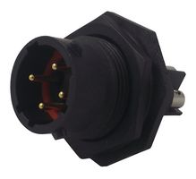 SOURIAU-SUNBANK / EATON UTS7124PSCR Circular Connector, Standard Circular Connector, Souriau Trim Trio UTS Series, Jam Nut Receptacle