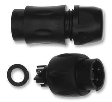 SOURIAU-SUNBANK / EATON UTS1JC124PSCR 圆形连接器, Standard Circular Connector, Trim Trio UTS系列, 电缆安装插座, 4 触点, 螺丝销, 卡口