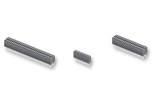 SAMTEC SLM-102-01-S-S PCB Receptacle, Board-to-Board, 1.27 mm, 1 Rows, 2 Contacts, Through Hole Mount, SLM