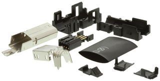TE CONNECTIVITY 2013595-1 模块连接器, RJ45 插头, 1 x 1 (端口), 8P8C, Cat5e, 通孔安装