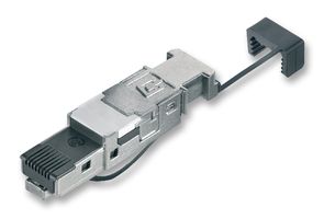 WEIDMULLER 1963600000 模块连接器, RJ45 插头, 1 x 1 (端口), 8P8C, Cat6a, IP20, 电缆安装