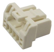 MOLEX 502578-0400 连接器外壳, 自然色, CLIK-Mate系列, 插头, 4 路, 1.5 mm, Molex CLIK-Mate 213028、213029、502579、503429 系列公压接端子