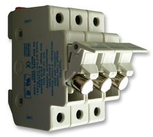 SCHURTER 0091.0003 保险丝座, DIN轨, 600V, 30A, 10.3 X 20MM, 螺丝, 3极, IP20