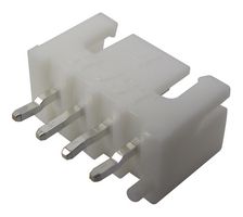 JST / JAPAN SOLDERLESS TERMINALS B4B-XH-AM (LF)(SN) 引脚针座, 顶部进入, 线至板, 2.5 mm, 1 排, 4 触点, 通孔安装, XH