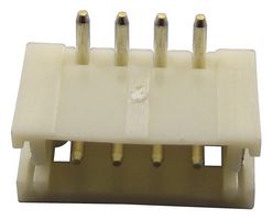 JST / JAPAN SOLDERLESS TERMINALS B4B-ZR-SM4-TF (LF)(SN) Pin Header, Top Entry, Wire-to-Board, 1.5 mm, 1 Rows, 4 Contacts, Surface Mount, ZH
