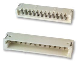 JST / JAPAN SOLDERLESS TERMINALS S12B-ZR-SM4A-TF (LF)(SN) 引脚针座, 侧部进入, 线至板, 1.5 mm, 1 排, 12 触点, 表面安装　, ZH