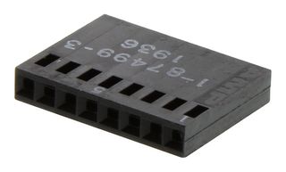 AMP - TE CONNECTIVITY 1-87499-3 连接器外壳, AMPMODU Mod IV系列, 插座, 8 路, 2.54 mm, AMPMODU IV/V系列触芯