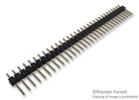 WURTH ELEKTRONIK 61303211121 Pin Header, Vertical, Board-to-Board, 2.54 mm, 1 Rows, 32 Contacts, Through Hole Straight, WR-PHD