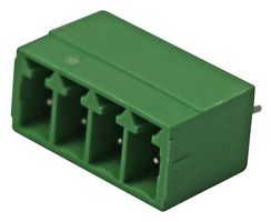 WURTH ELEKTRONIK 691321100004 端子块, 针座, 3.5 mm, 4 路, 10 A, 300 V, 通孔竖直