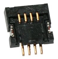 AMPHENOL COMMUNICATIONS SOLUTIONS 59453-041110EDHLF FFC / FPC Board Connector, ZIF, 0.5 mm, 4 Contacts, FCI 59453, Surface Mount, Bottom, 1 Row