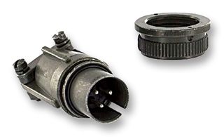AMPHENOL MS3106F14S-7P Circular Connector, MIL-DTL-5015 Series, MS3106 Series, Straight Plug, 3 Contacts, Solder Pin