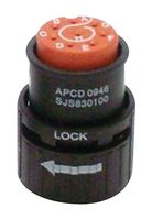 AMPHENOL PCD SJS830100.. Circular Connector, Standard Circular Connector, Cable Mount Plug, 8 Contacts