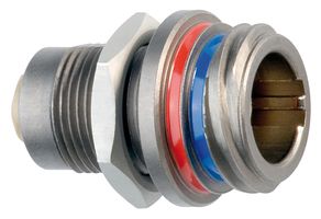 LEMO EGN.0M.305.XLM 圆形连接器, Standard Circular Connector, 0M 系列, 面板安装插座, 5 触点, 压接插座, 推挽