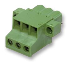 AMPHENOL COMMUNICATIONS SOLUTIONS 20020012-C061B01LF Pluggable Terminal Block, 3.5 mm, 6 Ways, 28AWG to 16AWG, 1.5 mm², Screw, 10 A