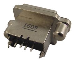 AMPHENOL COMMUNICATIONS SOLUTIONS MUSBA51100 连接器, USB, USB A, USB 2.0, 插座, 4 路, 通孔安装, 垂直
