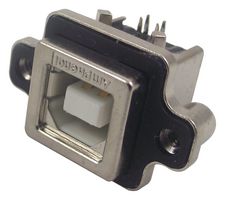AMPHENOL COMMUNICATIONS SOLUTIONS MUSBD11130 密封连接器, USB, USB B, USB 2.0, 插座, 4路, 通孔安装, IP67