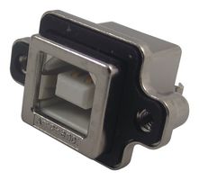 AMPHENOL COMMUNICATIONS SOLUTIONS MUSBD51100 密封连接器, USB, USB B, USB 2.0, 插座, 4路, 通孔安装, IP67