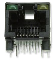 AMPHENOL COMMUNICATIONS SOLUTIONS RJHSE-5085 Modular Connector, RJ45 Jack, 1 x 1 (Port), 8P8C, Cat5, Through Hole Mount