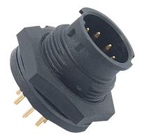 MULTICOMP PRO 2CT3002-W06300 圆形连接器, 标准圆形连接器, 面板安装插头, 6 触点, 焊接引脚
