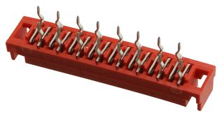 TE CONNECTIVITY - AMP 1-338068-4 PCB插座, 板至板, 1.27 mm, 2 排, 14 触点, 通孔安装, Micro-MaTch