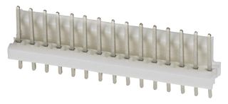 AMP - TE CONNECTIVITY 1-640456-5 引脚针座, 线至板, 2.54 mm, 1 排, 15 触点, 通孔直型, MTA-100